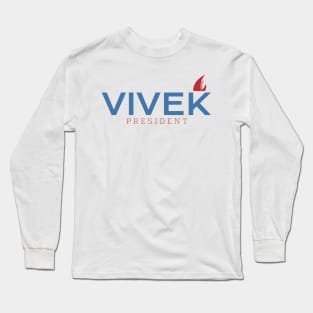 Vivek for President Long Sleeve T-Shirt
